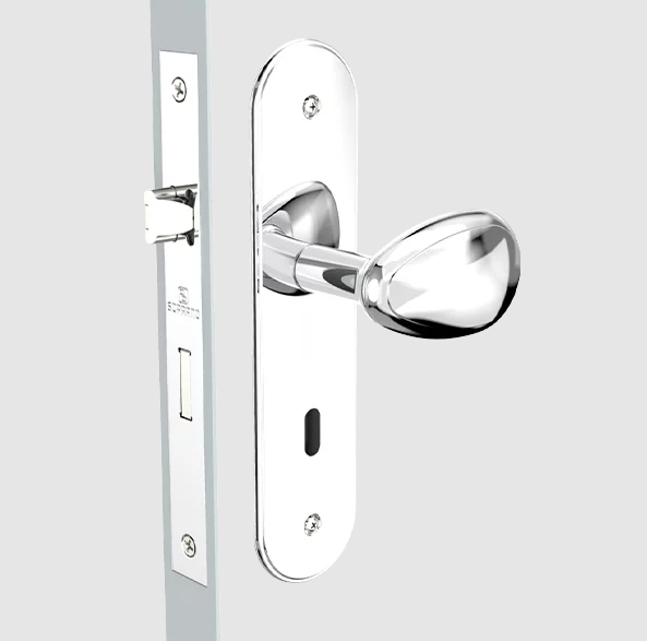 Fechadura Soprano Bora Golf Interno Cromado Espelho 43