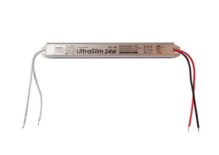 Fonte Llum Ultra Slim 24W 12V 2A Bivolt