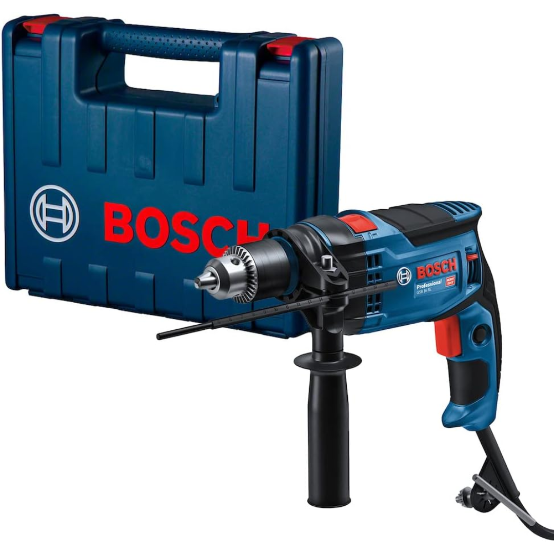 Furadeira Bosch Impacto Gsb 16 Re Maleta 850W 220V