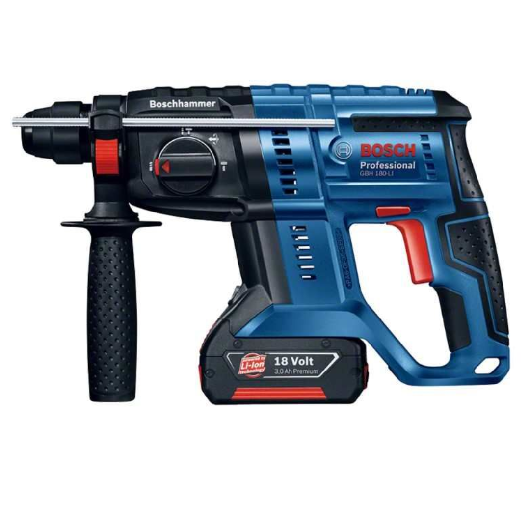 Martelete Bosch Gbh 180Li Maleta+2 Bateria 18V