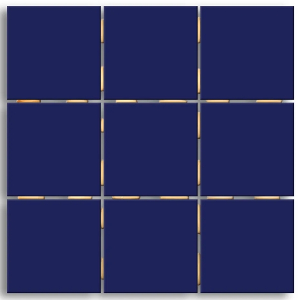 Cerâmica Elizabeth 10X10 Azul Royal Brilhante Tipo A