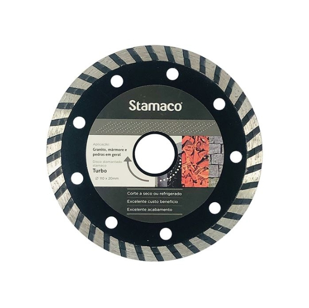 Disco Stamaco Diamantado Turbo 110Mm 