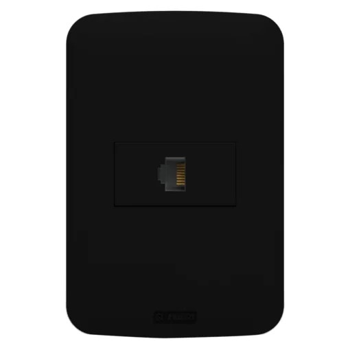 TOMADA ROMAZI CANOA RJ45  PRETO