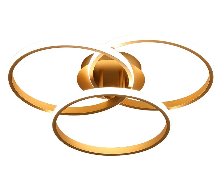 Luminária Nitrolux Selene 002D Dourado 45W 4000K