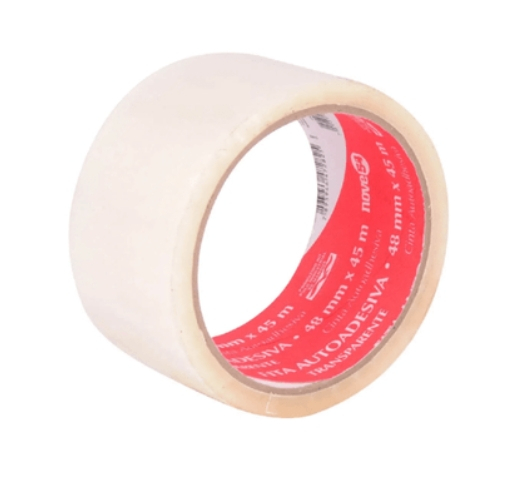 Fita Nove54 Auto Adesiva 48X45M Transparente