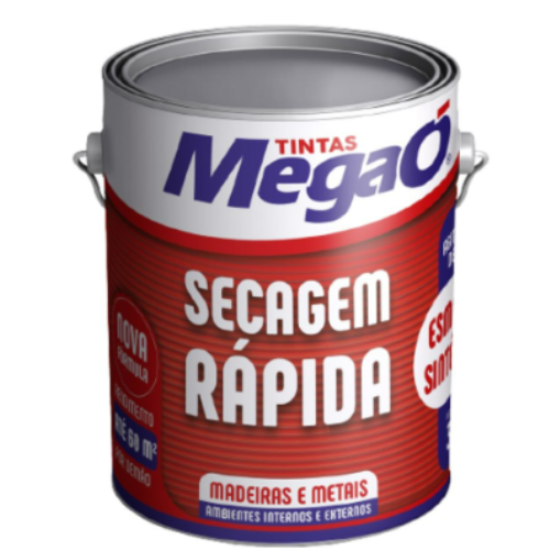 Esmalte Megaó Secagem Rápida Branco 750Ml