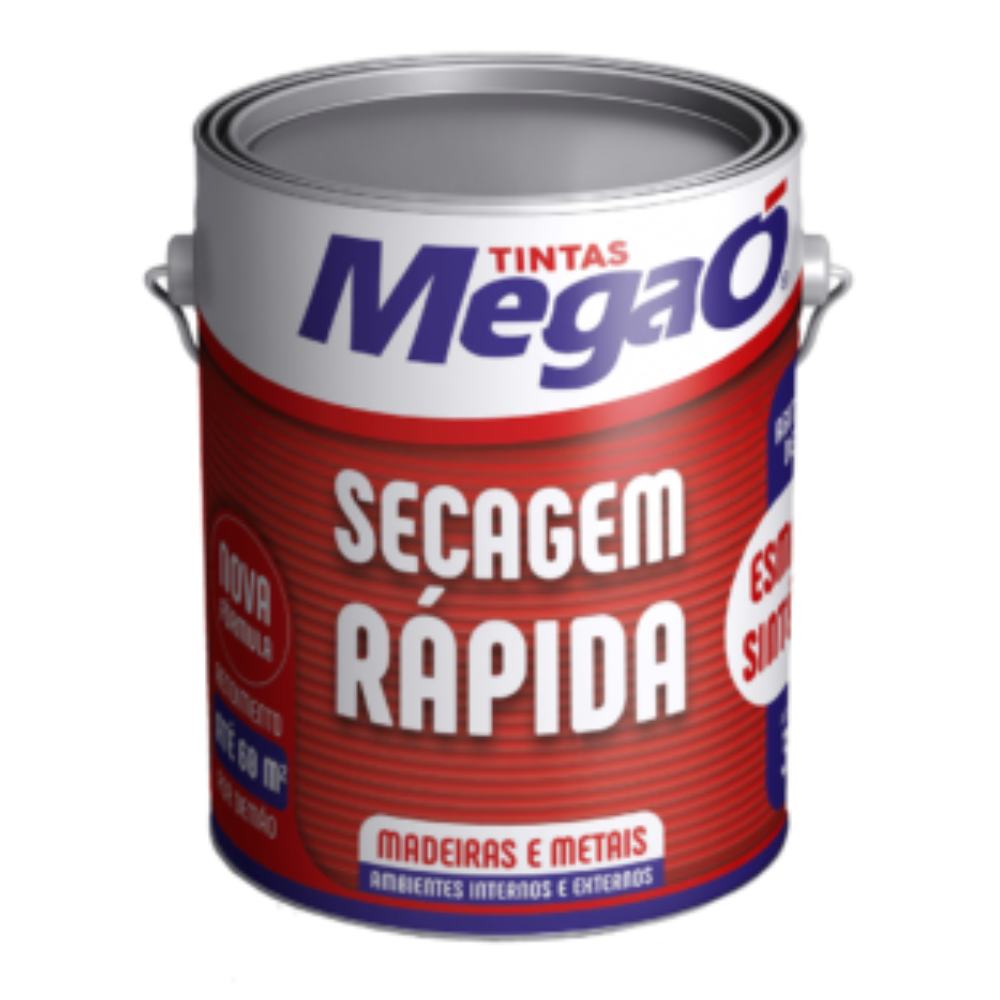 Esmalte Megaó Secagem Rápida Ab Br 3.0L