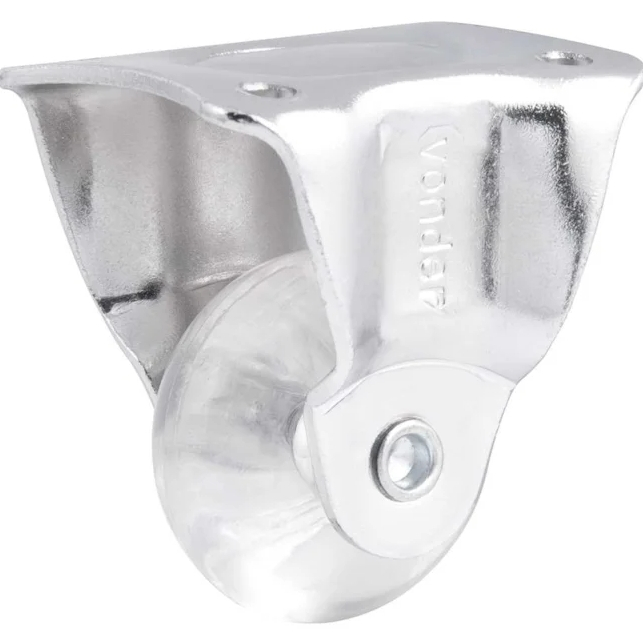 Rodízio Vonder Fixo 1.3/8 Poliuretano Transparente 
