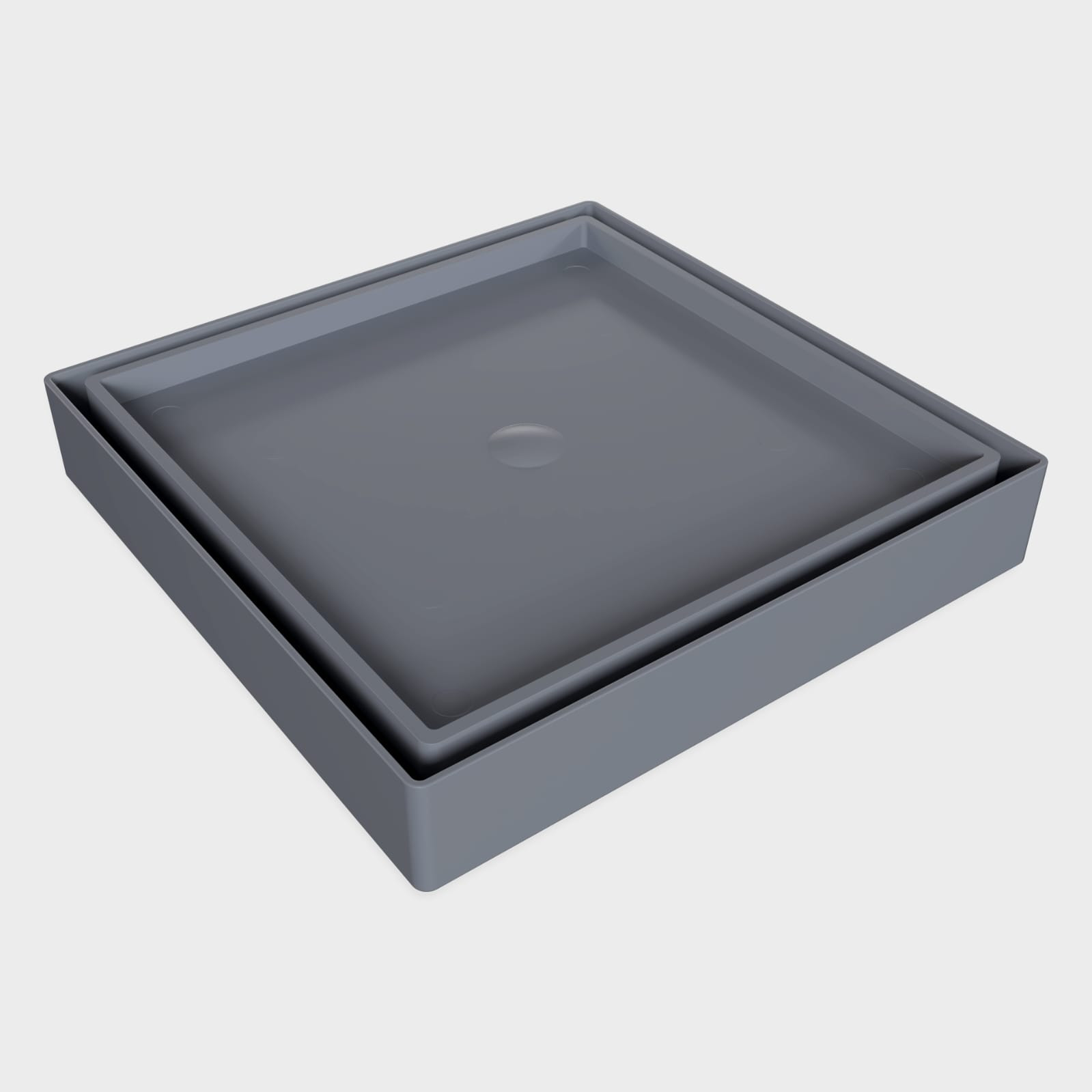 Ralo De Plástico Lgmais Oculto Platina 15X15