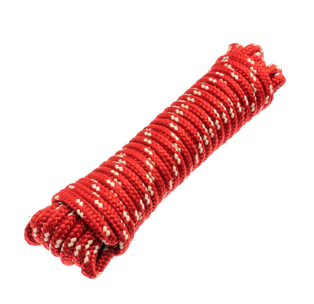Corda Bemfixa Vermelho Meada 10Mmx10M