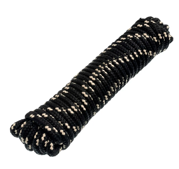 Corda Bemfixa Preto Meada 12Mmx10M 