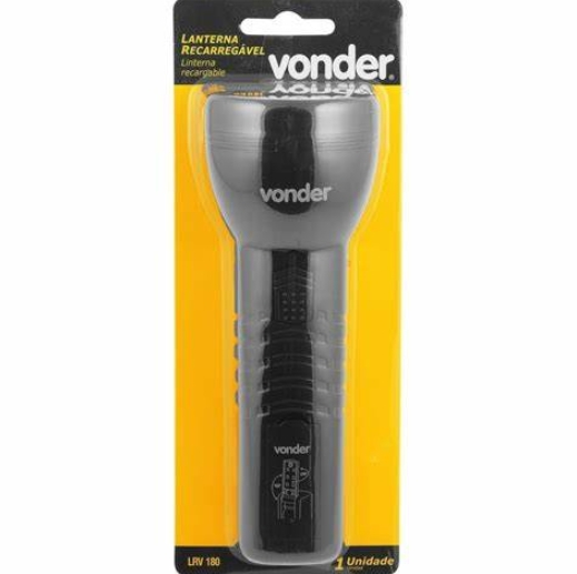 Lanterna Vonder Recarregável Com 7 Leds Lrv180