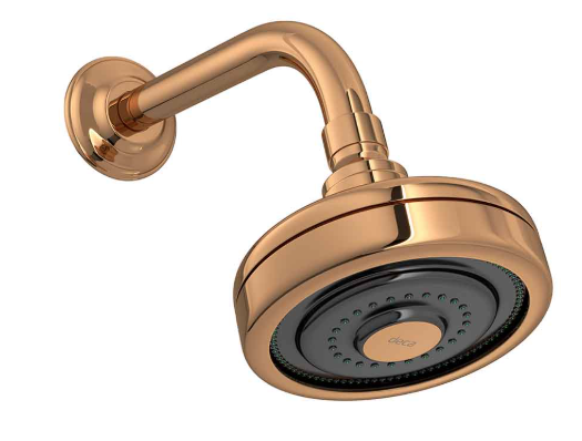Chuveiro Deca Acqua Plus Tubo C Parede Red Gold 1990