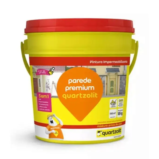 Impermeabilizante Quartzolit Parede Premium Branco 18Kg
