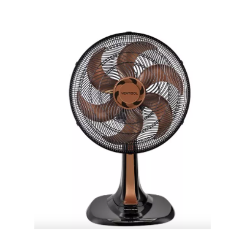 Ventilador Ventisol Mesa Turbo 30Cm Bronze