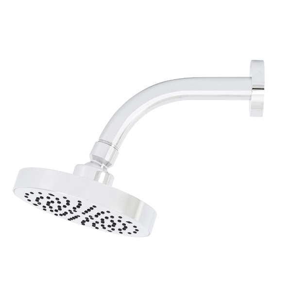Ducha Deca Flex De Parede Redondo Com Desvio Cromado 2081