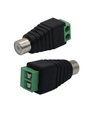 Conector Proeletronic Rca Femea C/Borne