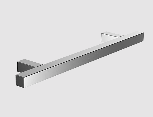 Puxador Soprano Biata Quadrado Inox Escovado 128Mm Niq 