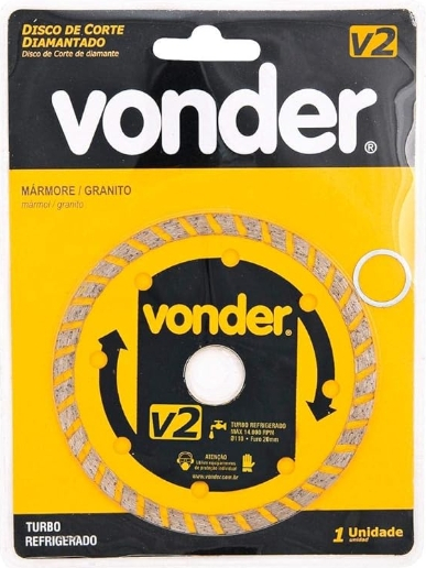 Disco Vonder Diamantado Turbo 110Mm