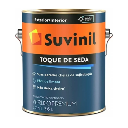 Tinta Suvinil Toque De Seda Ac Base A2 3.2 Litros
