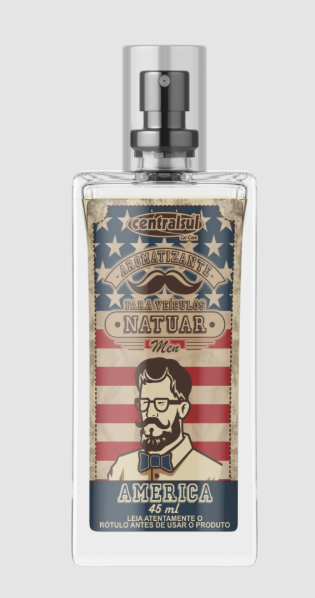 Aromatizante Centralsul Natuar Men América 45Ml