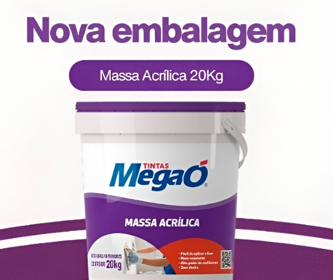 Massa Megaó Acrílica Balde 20Kg