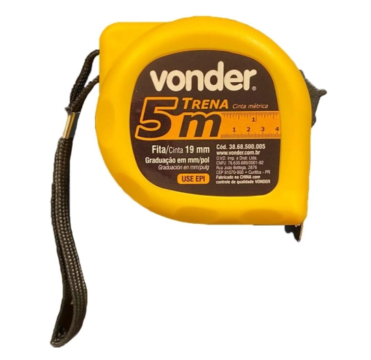Trena Vonder De Aço Econômica 19Mm 5M