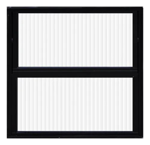 BACULANTE TOPMIX 2 FOLHAS VIDRO PRETO JATEADO 40X60