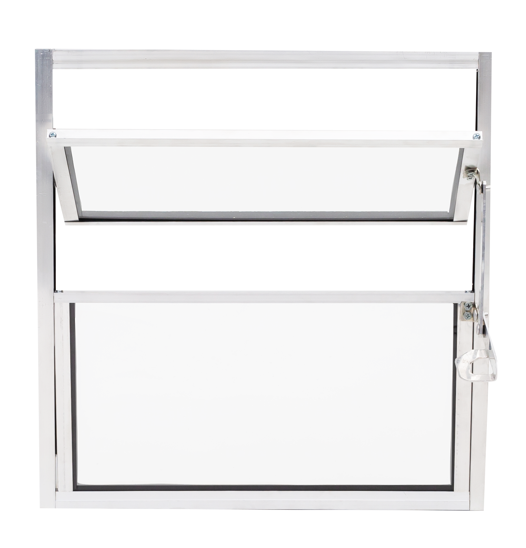 BASCULANTE TOPMIX 2 FOLHAS VIDRO JATEADO BRANCO 40X60
