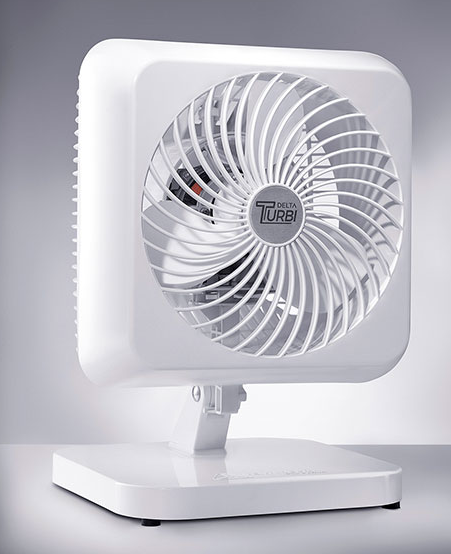 Ventilador Ventidelta Para Mesa Ao Parede Turbo Branco 