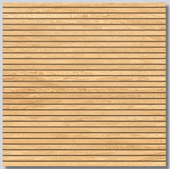 Cerâmica Stela 46X46 Ripado Marfim Brilhante Tipo A