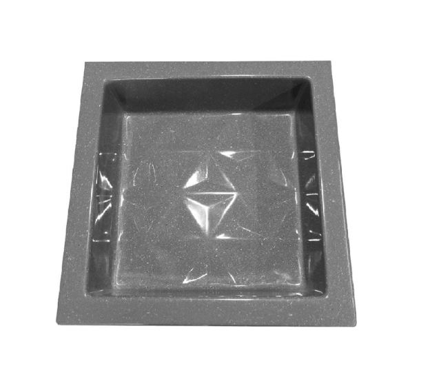 Nicho Bella Pia Delux 37X37 Granitado Cinza