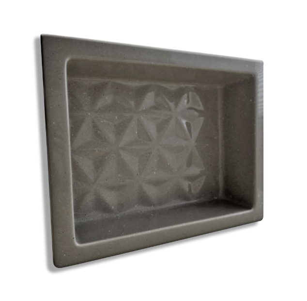 Nicho Bella Pia Delux 47.5X37 Granitado Cinza
