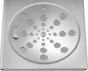 Grelha Primafer Sem Caixa Inox 15Cm Quadrado 