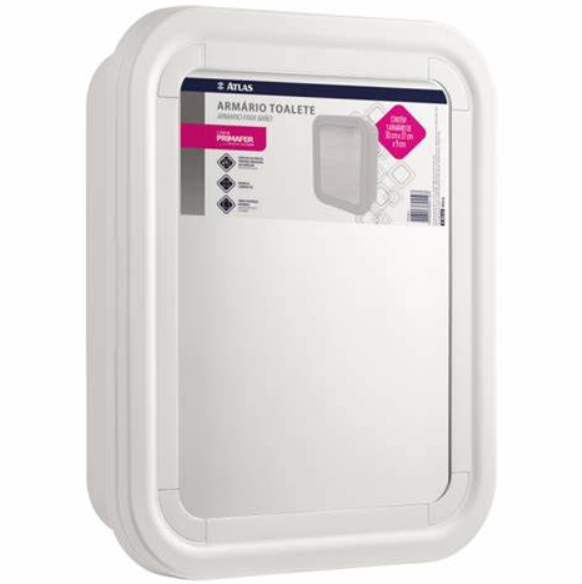Armário Primafer Banho Toalete 30X37X9Cm Branco