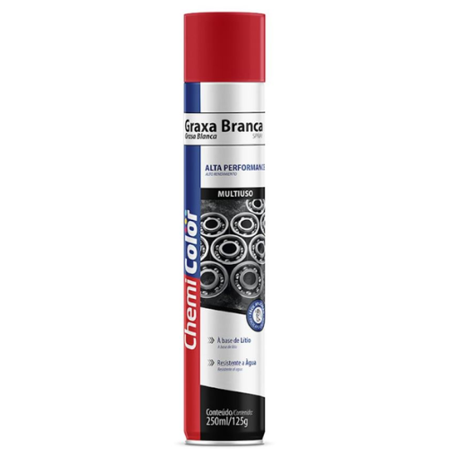 Graxa Chemicolor Lítio Branca 250Ml/125G