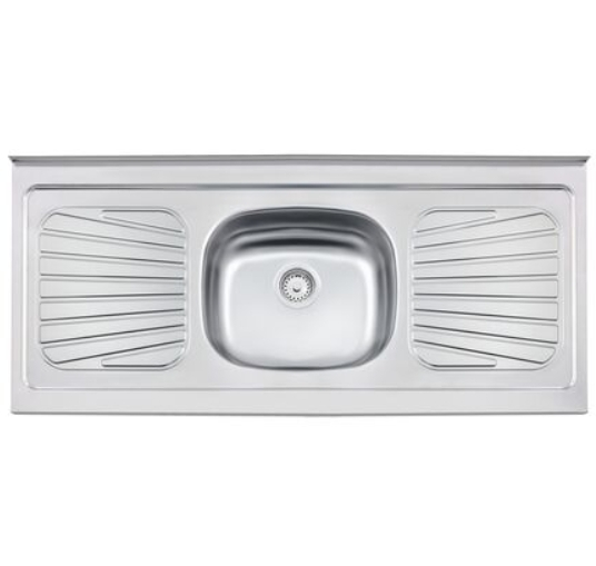 Pia Tramontina Aço Inox Com Válvula 120X52