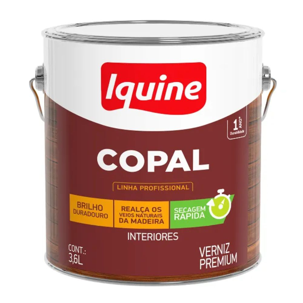 Verniz Copal Incolor 3.6L Iquine