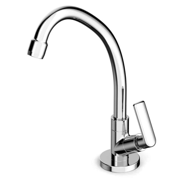 TORNEIRA ROCA SMART-N CINZA MESA CROMADO