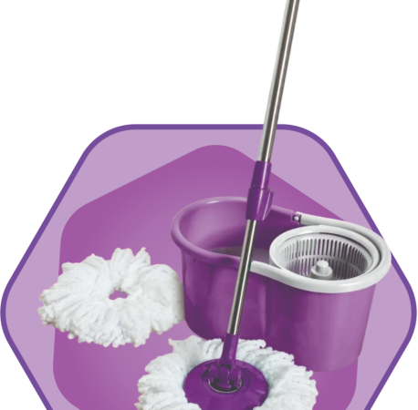 MOP GIRATÓRIO 8 LITROS ROXO CETILUX