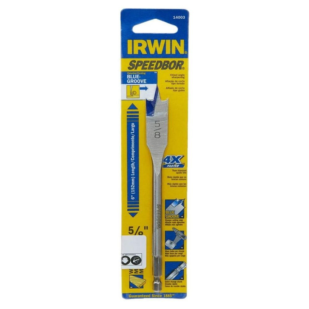Broca Chata Para Madeira 3/4 Speedbor Irwin